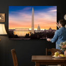 Washington DC Skyline Wall Art Canvas Print – Lincoln by MyGreatCanvas | Canvas Wall Art Prints | Photo Prints & Wall Decor