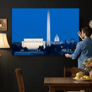 Washington DC Skyline Wall Art Canvas Print – Lincoln by MyGreatCanvas | Canvas Wall Art Prints | Photo Prints & Wall Decor