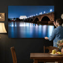 Washington DC Wall Art Canvas Print – Lincoln Memorial Night by MyGreatCanvas | Canvas Wall Art Prints | Photo Prints & Wall Decor
