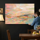 Abstract Pastel Landscape Wall Art Canvas Print – Soft Pink by MyGreatCanvas | Canvas Wall Art Prints | Photo Prints & Wall Decor