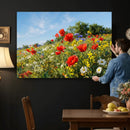 Wildflower Meadow Wall Art Canvas Print – Colorful Poppy and by MyGreatCanvas | Canvas Wall Art Prints | Photo Prints & Wall Decor