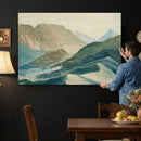 Abstract Mountain Landscape Wall Art Canvas Print – Textured by MyGreatCanvas | Canvas Wall Art Prints | Photo Prints & Wall Decor