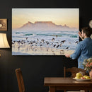 Seagulls Over Ocean Wall Art Canvas Print – Coastal Beach by MyGreatCanvas | Canvas Wall Art Prints | Photo Prints & Wall Decor