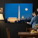 Washington DC Skyline Wall Art Canvas Print – Lincoln by MyGreatCanvas | Canvas Wall Art Prints | Photo Prints & Wall Decor