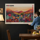Yayoi Kusama Colorful Landscape Wall Art Canvas Print – by MyGreatCanvas | Canvas Wall Art Prints | Photo Prints & Wall Decor