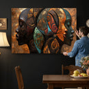 Abstract Afro American Women Wall Art Canvas Print by MyGreatCanvas | Canvas Wall Art Prints | Photo Prints & Wall Decor
