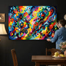 Geometric Abstract Wall Art Canvas Print, Bold Color by MyGreatCanvas | Canvas Wall Art Prints | Photo Prints & Wall Decor