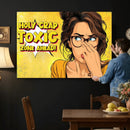 Pop Art Print Bathroom Sign Wall Art Canvas Print — Funny by MyGreatCanvas | Canvas Wall Art Prints | Photo Prints & Wall Decor