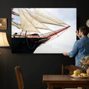 Sailboat Wall Art Canvas Print, Vintage Ship Bow Framed by MyGreatCanvas | Canvas Wall Art Prints | Photo Prints & Wall Decor