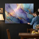 Colorful Abstract Canvas Wall Art Print, Vibrant Popup Color Art Print