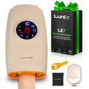 LX7 LCD Touchscreen Hand Massager, Heated Air Compression, Sand Beige