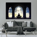 Women and Yoga Wall Art Canvas Print