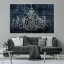 Dark Chandelier Wall Art Canvas Print by MyGreatCanvas | Canvas Wall Art Prints | Photo Prints & Wall Decor