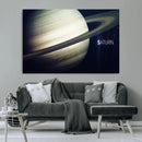 Framed Saturn Wall Art Canvas Print