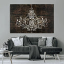 Rustic Chandelier Canvas Print by MyGreatCanvas | Canvas Wall Art Prints | Photo Prints & Wall Decor