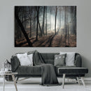 Dark Family and Tree Wall Art Canvas Print by MyGreatCanvas | Canvas Wall Art Prints | Photo Prints & Wall Decor
