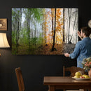 Four Seasons Wall Art Forest Canvas Print – Triptych