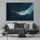 Swimmer Wall Art Canvas Print