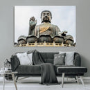 Buddha Statue Wall Art Canvas Print