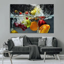 Kithen Vegetables World Wall Art Canvas Print