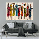 Abstract African Women Wall Art Canvas Print by MyGreatCanvas | Canvas Wall Art Prints | Photo Prints & Wall Decor