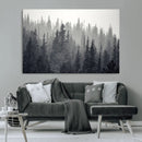 Misty Forest Canvas Wall Art – Monochrome Triptych Pine Tree by MyGreatCanvas | Canvas Wall Art Prints | Photo Prints & Wall Decor
