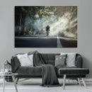 Cycling Road Bike in the Morning, Cycling Road Bike Canvas by MyGreatCanvas | Canvas Wall Art Prints | Photo Prints & Wall Decor