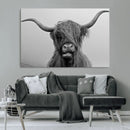 Texas Cow Wall Art Canvas, Texas Longhorn Cattle Canvas by MyGreatCanvas | Canvas Wall Art Prints | Photo Prints & Wall Decor