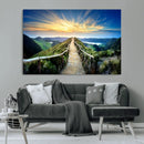 Mountain and Sunset Wall Art Canvas Print by MyGreatCanvas | Canvas Wall Art Prints | Photo Prints & Wall Decor