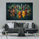 Colorful Spices Canvas Wall Art – Vibrant Kitchen Decor by MyGreatCanvas | Canvas Wall Art Prints | Photo Prints & Wall Decor
