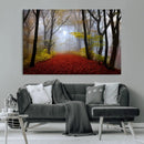 Foggy Forest Wall Art Landscape Canvas Print
