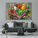 Spoonful of Spices Cooking Wall Art Canvas Print - Vibrant by MyGreatCanvas | Canvas Wall Art Prints | Photo Prints & Wall Decor