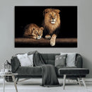 Lion Canvas Wall Art – Majestic Animal Print Artwork for by MyGreatCanvas | Canvas Wall Art Prints | Photo Prints & Wall Decor