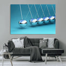 Wall Art Newton's Cradle Canvas Print, Framed Newton Cradle