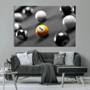 Wall Art Pool Table and Balls Canvas Print by MyGreatCanvas | Canvas Wall Art Prints | Photo Prints & Wall Decor