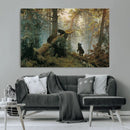 Baby Bears in Forest Wall Art Canvas Print by MyGreatCanvas | Canvas Wall Art Prints | Photo Prints & Wall Decor