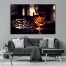 Whiskey and Cigar Canvas – Luxurious Wall Art for Home or