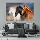 Animal Wall Art Three Horses Farmhouse Art Canvas, Framed by MyGreatCanvas | Canvas Wall Art Prints | Photo Prints & Wall Decor