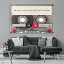 Music Cassette Iconic Wall Art Canvas Print by MyGreatCanvas | Canvas Wall Art Prints | Photo Prints & Wall Decor