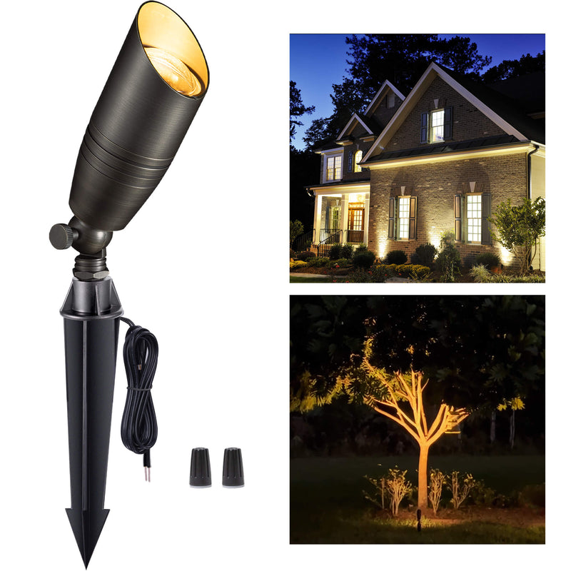 Gardenreet Solid Brass Landscape Spotlight 12V - Bronze/Black/Copper (2105)