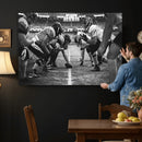 American Football Wall Art Canvas Print Framed Stadium Sport