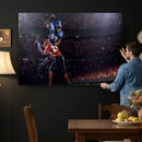 American Football Wall Art Canvas Print, Stadium Sport Wall