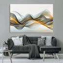 Abstract Wave Canvas Wall Art – Fluid Contemporary Elegance