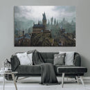 Disney Castle Wall Art Canvas Print, Living Kids Home Room