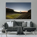 Oregon Ducks Football Team Print - Eugene Autzen Stadium