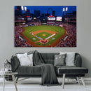 St. Louis Cardinals Baseball Team Print - Busch Stadium Wall by MyGreatCanvas | Canvas Wall Art Prints | Photo Prints & Wall Decor