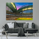 Milwaukee Brewers Baseball Team Print Canvas- American