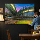 Milwaukee Brewers Baseball Team Print Canvas- American