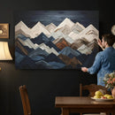 Mountain Wall Art – Modern Abstract Landscape Canvas Print