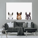 Horse Prints Set, Set of 3 Horse Wall Art, Horses Portraits, by MyGreatCanvas | Canvas Wall Art Prints | Photo Prints & Wall Decor